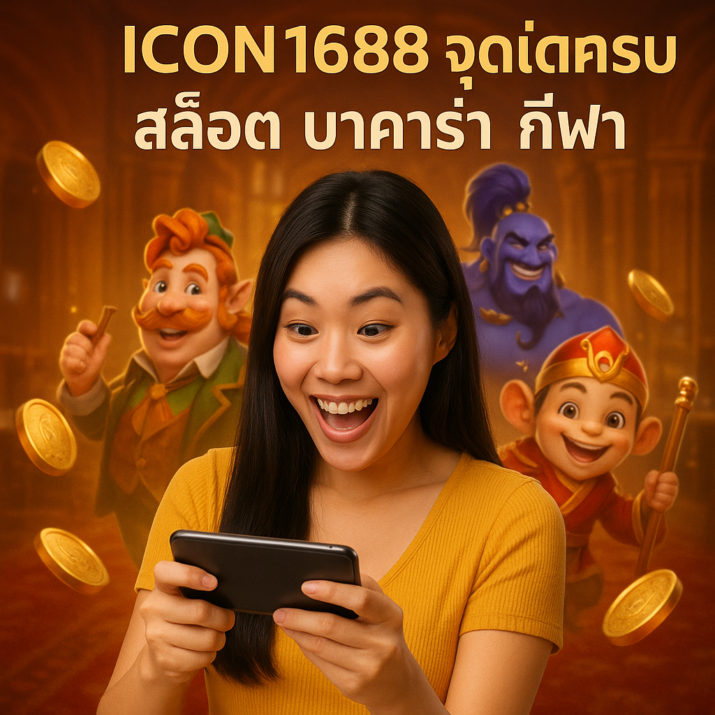 ICON1688 จุดเด่นครบ สล็อต บาคาร่า กีฬา