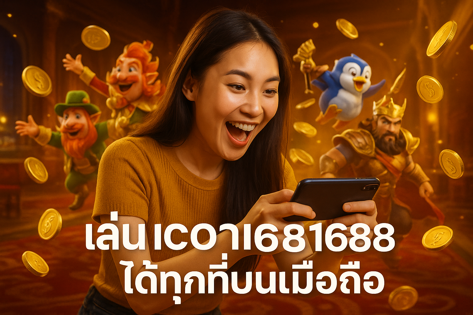 เล่นสล็อตเว็บตรง ICON1688 ได้ทุกที่บนมือถือ