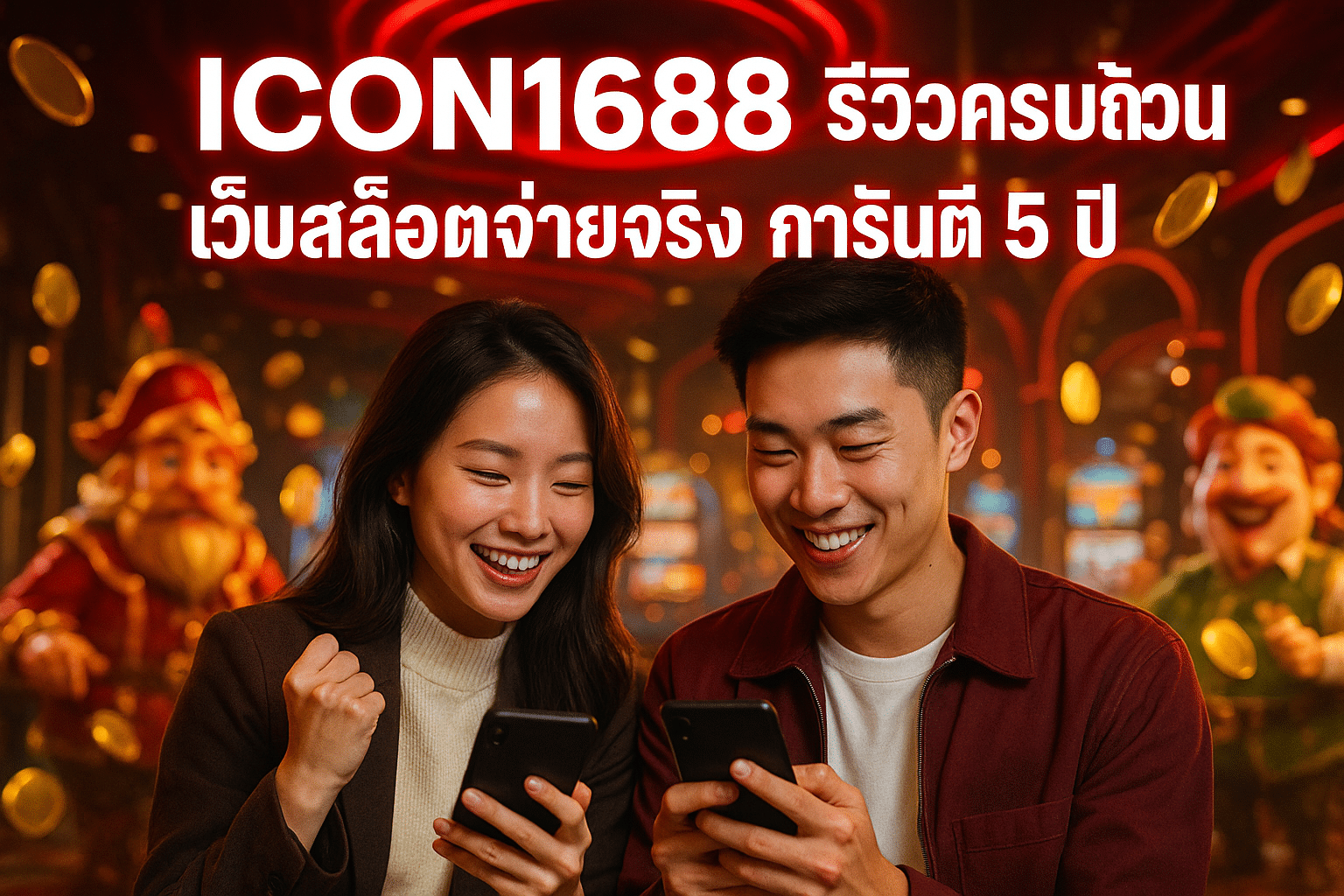 ICON1688 รีวิวครบถ้วน เว็บสล็อตจ่ายจริง การันตี 5 ปี