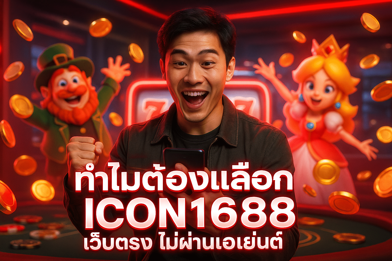 ทำไมต้องเลือก ICON1688 เว็บตรงไม่ผ่านเอเย่นต์