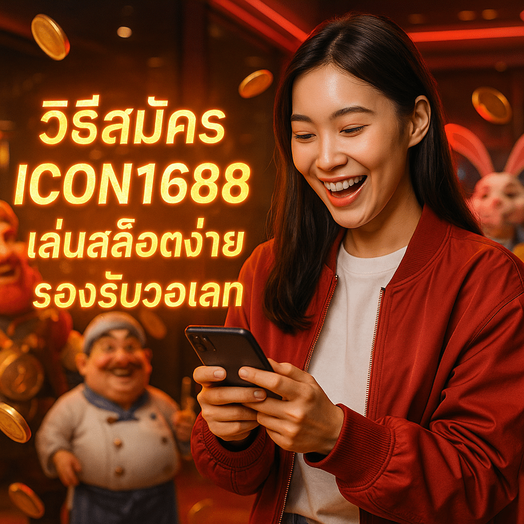 วิธีสมัคร ICON1688 เล่นสล็อตง่าย รองรับวอเลท